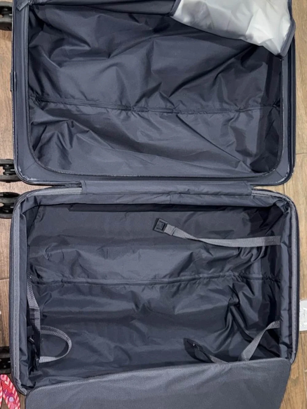 BEIS Navy Hard Shell Spinner medium Check in Luggage